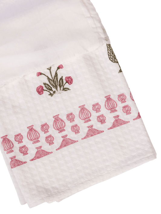 Blush Cypress Waffle Bath Sheets (Set of 2)