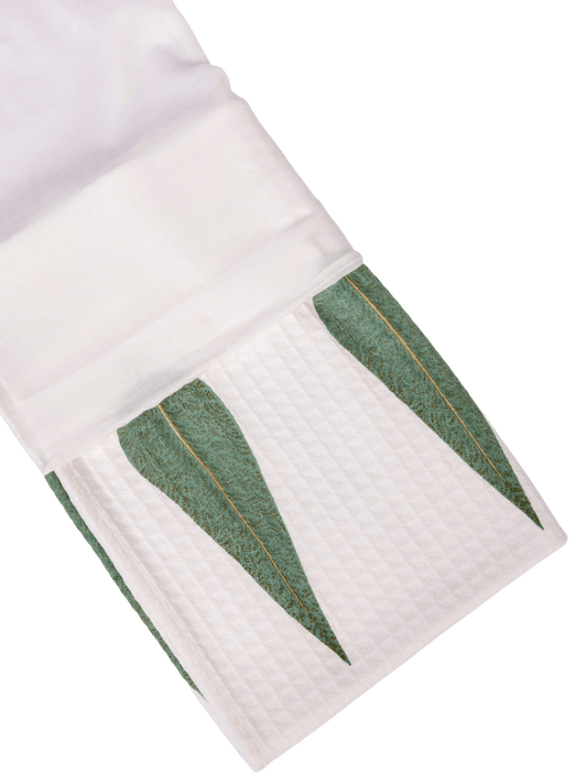 Emerald Cypress Waffle Bath Sheets (Set of 2)