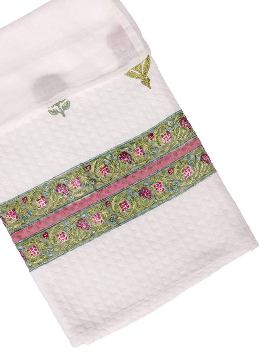 Cotton Waffle Bath Towel Design 1