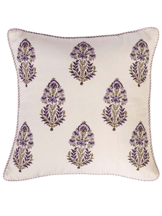 Lavender Garden Quilted Cushion Cover