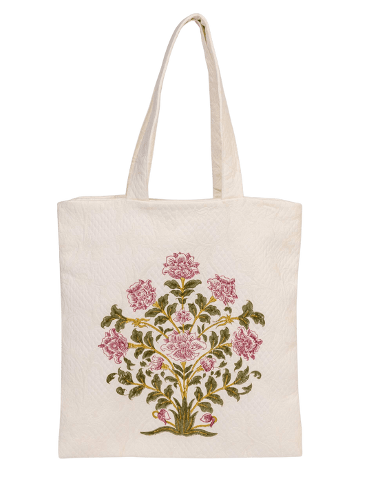 Rose Garden Square Tote
