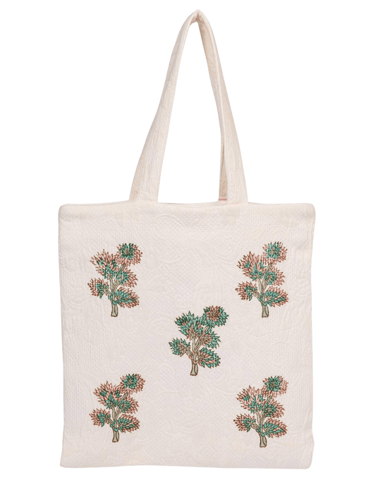 Botanical Grove Square Tote